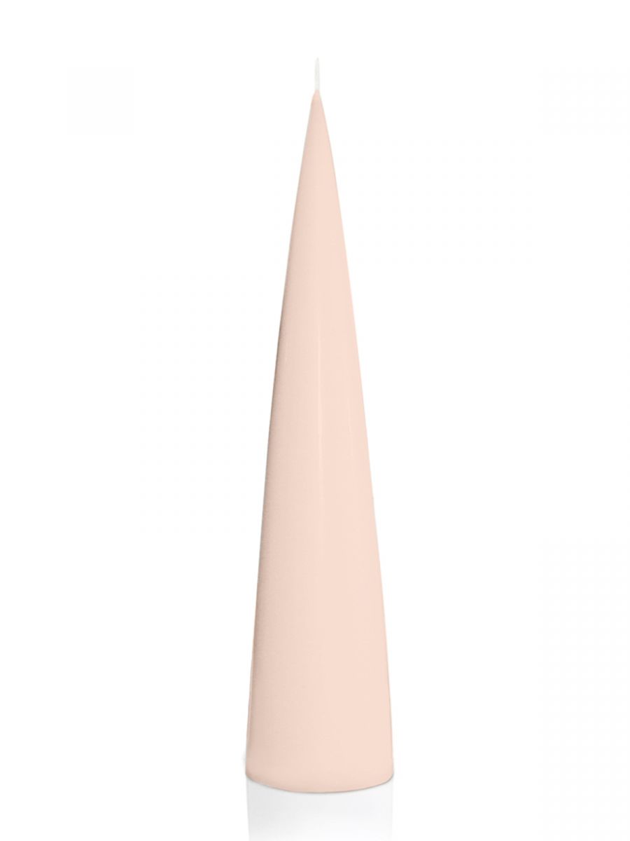 Nude coloured Cone Candle